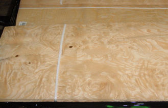 Irisan Cut Burl Engineered Wood Veneer Dengan 0.45mm Tebal