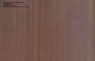 Konstruksional Engineered Wood Veneer Zebrano Wall Panels Buatan