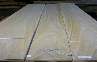 White Oak Veneer Kayu Paneling, Alam Dekoratif Crown Cut Veneer
