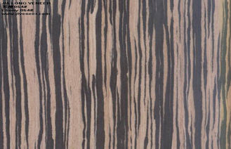 Veneer kayu Ebony cokelat dilarutkan 640 mm lebar dengan Technics memotong irisan