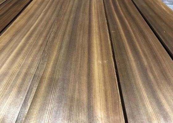 3100mm Panjang Quarter Cut Smoked Pine Wood Wood Veneer