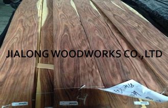 Rosewood Veneer Alam Santos Crown Cut Untuk Chair / veneer kayu dicelup