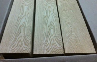 0.5mm tebal Oak Flooring Veneer Kayu Lembar, Fine Lurus Crown Grain