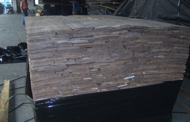 Mahkota memotong Black Walnut Veneer kayu, Veneer kayu alami lembar