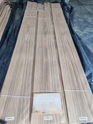 Natural American Walnut Crown Cut / Plain Cut Veneer Sheet Untuk Plywood