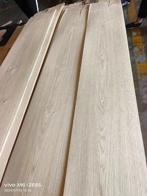 Berkualitas terbaik Natural Sliced Cut Rustic Oak veneer sheet Untuk dekorasi