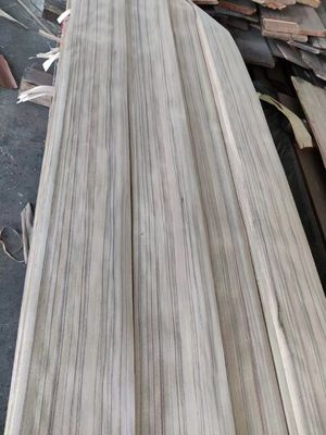 Natural Sliced Cut Light Color Paldao Wood Quarter Cut Veneer Dengan Garis Hitam