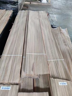 Natural Sliced Cut Light Color Paldao Wood Quarter Cut Veneer Dengan Garis Hitam