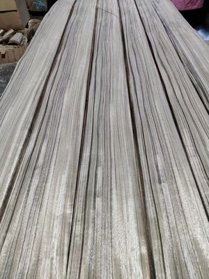 Natural Sliced Cut Light Color Paldao Wood Quarter Cut Veneer Dengan Garis Hitam