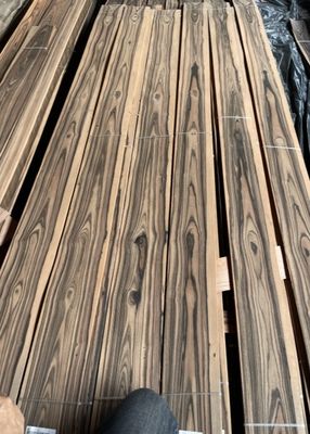 Kualitas terbaik Natural Sliced Cut Ebony Wood Veneer Sheet Untuk Plywood