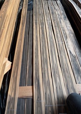 Kualitas terbaik Natural Sliced Cut Ebony Wood Veneer Sheet Untuk Plywood