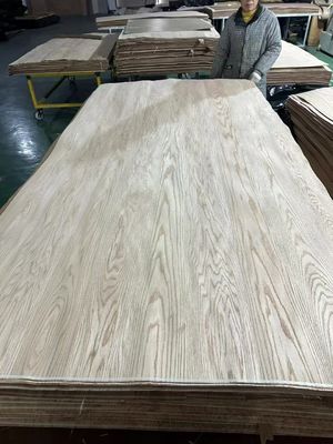 Natural Sliced American Red Oak Crown Cut yang cocok dengan veneer sheet