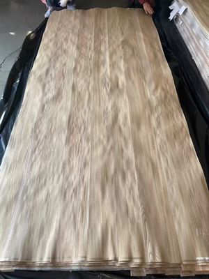 Natural Sliced Brown Elm Crown Cut Mencocokkan Veneer Sheet Untuk Lapisan