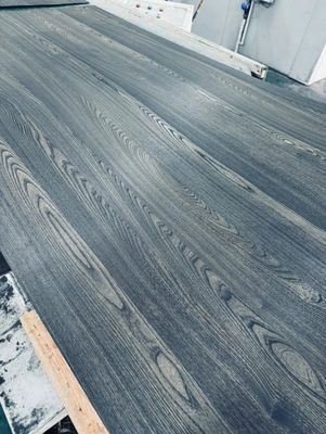 Lembar Veneer Cocok Potongan Mahkota Elm Dicelup Irisan Alami Untuk Kayu Lapis