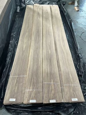 Kualitas Tinggi American Walnut Crown Cut / Plain Cut Veneer Untuk Dekorasi Hotel