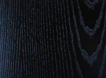 Panel Veneer Kayu Hitam Zebrano 8mm - 21mm, Tepi Veneer Kayu Dekoratif