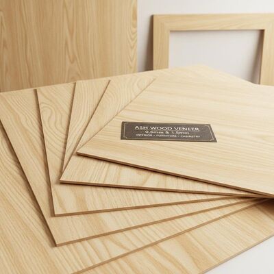 Sanded And Polished Ash Wood Veneer Natural Wood Veneer Thickness 0.6mm 1.5mm Ideal For Interior Paneling Furniture And Cabinetry