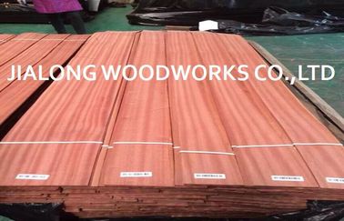 Lurus Grain Alam Irisan Sapele Wood Veneer kayu lapis Lembar