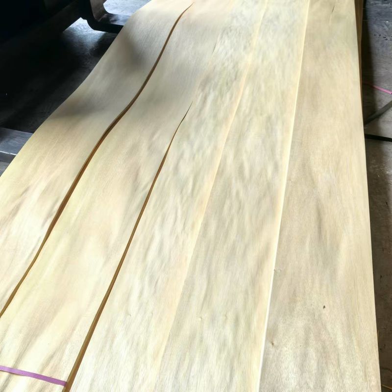 Lembaran veneer kayu karet alami berkualitas terbaik untuk dekorasi